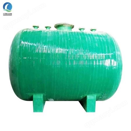 泷沁加工定做 耐腐蚀玻璃钢一体化化粪池 10立方沉淀池 不易渗漏