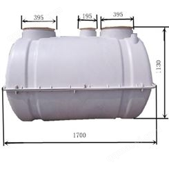 重庆家用玻璃钢化粪池 农村厕所改造化粪池 1.3立方三格式化粪池 河北润隆型号齐全