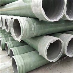 玻璃钢化工污水管道 排污水管 玻璃钢管道工程厂家 润隆