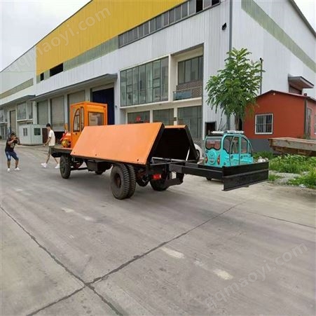 鑫惠 四驱农用平板车 8吨工地拉钢筋运输车 拉电线杆自卸车