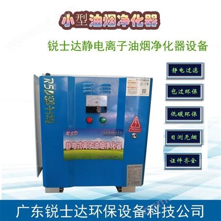 RSD-D-6A油烟净化器可以安装在屋顶上，除烟除味一体机净化器可选 东莞锐士达烟净化化器