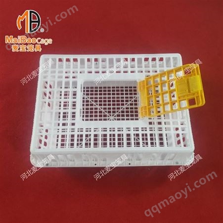周转箱鸡笼周转箱 鸽用塑料横拉门运输笼 家禽周转筐 自产自销