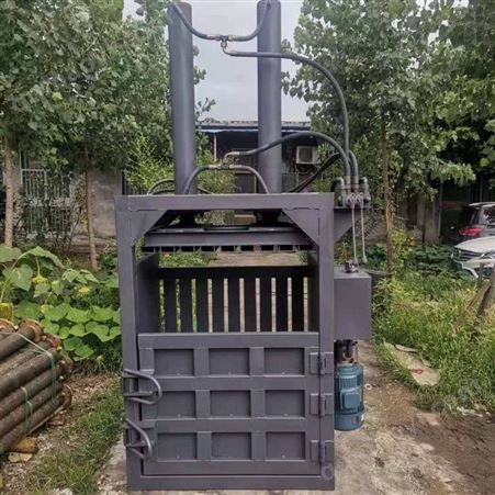 qy-dbj-040立式液压打包机 塑料瓶易拉罐 金属液压打包机
