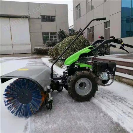 物业清雪扬雪机 小型铲雪除雪车 手推式抛雪除雪机