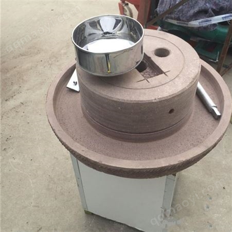 豆腐坊电动石磨机 家花生芝麻磨汁机多用途米浆豆浆豆腐机