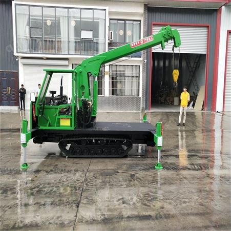 JX-69玖鑫 白事履带随车吊 吊装运输一体运输车 越野式行走适用范围广