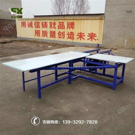 FX-22精密裁板锯 木工推台锯 小型简易木板锯 新型风机除尘环保推台锯 不锈钢圆柱导轨操作轻便角度可调