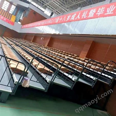 KTR08-2旭飞体育 厂家生产 活动看台 前置式软包座椅 伸缩看台座椅 电影院座椅 KTR08-2