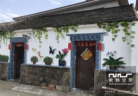 乡村墙体彩绘、新农村壁画彩绘、美丽乡村文化墙彩绘