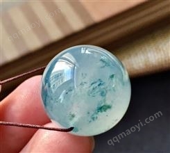 湖北翡翠回收 翡翠冰種飄花珠子 種老肉細(xì) 飄花珠子 湖北翡翠回收手鐲吊墜平臺 回收翡翠